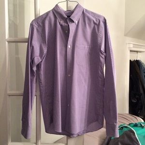 J. Crew | Men’s purple gingham button down